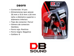 Ferrules doble 0 DB SOUND DB0FR