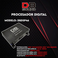 Procesador DSP DB Sound DBDSP46