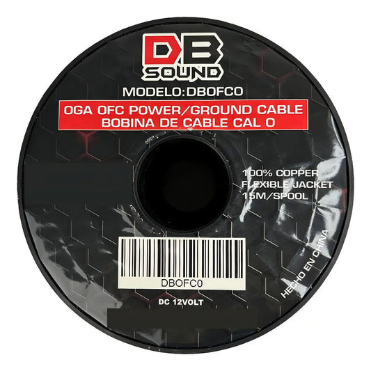 Metro Cable DB Sound Rojo #0 DBOFCO
