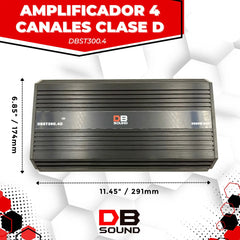 Amplificador DB Sound DBST300.4