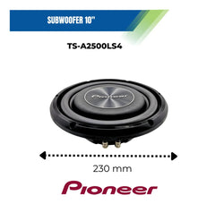 Bajo Pioneer 10" TS-A2500LS4