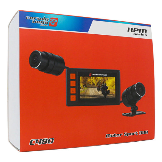 Cámara de acción DVR para deportes motorizados con doble cámara C480
