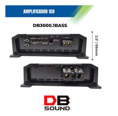 Amplificador DB Sound DB3000.1 BASS