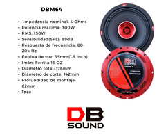 Medio Rango DB Sound 6.5 DBM64