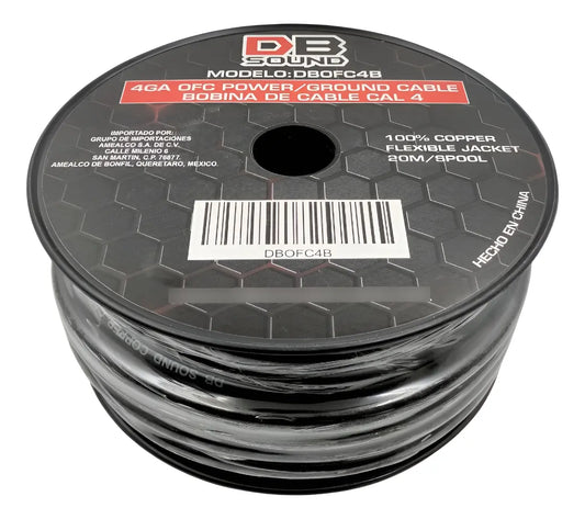 Metro Cable DB Sound Negro #4 DBOFC4B