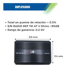 Amplificador DB Sound DBST160.4