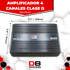 Amplificador DB Sound DBST85.4D