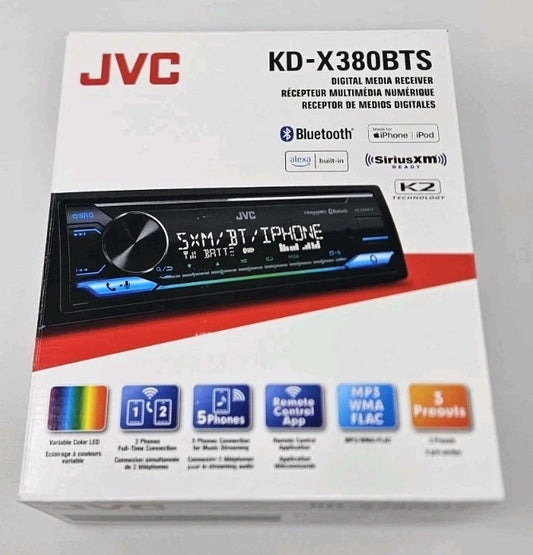 Estéreo JVC KD-X380BTS