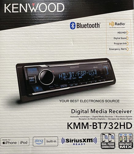 Estéreo KENWOOD KMMBT732HD