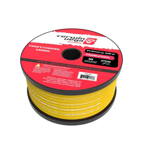Cable Cerwin Vega #18" PW18G250YL