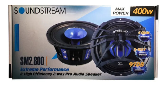 Medios 8 SM2-800 Con Tweter Spot-06 Soundstream