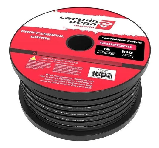 Cable Cerwin Vega Cal 12" SW12G100