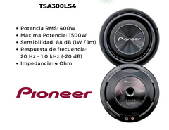 Bajo Pioneer 12" TS-A3000LS4