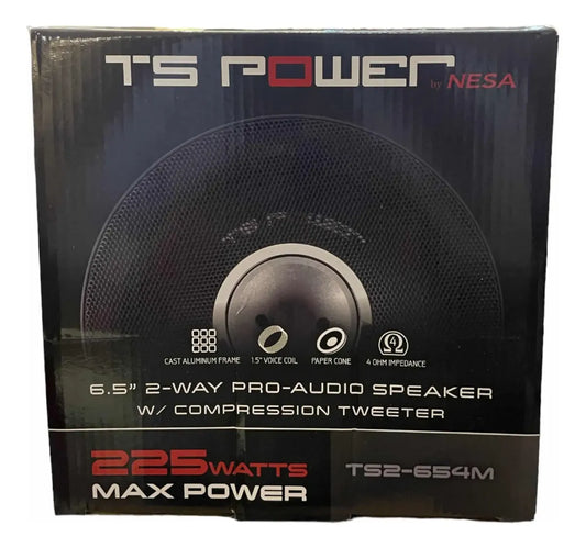 Bocinas TS POWER 6x5 PRO TS2654M