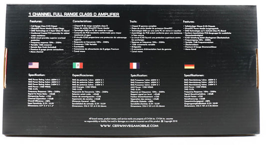 Amplificador Cerwin Vega VCU81